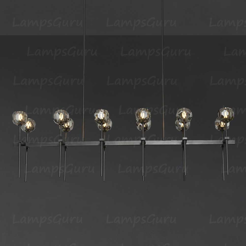 LG Boulla Crystal Linear Chandelier