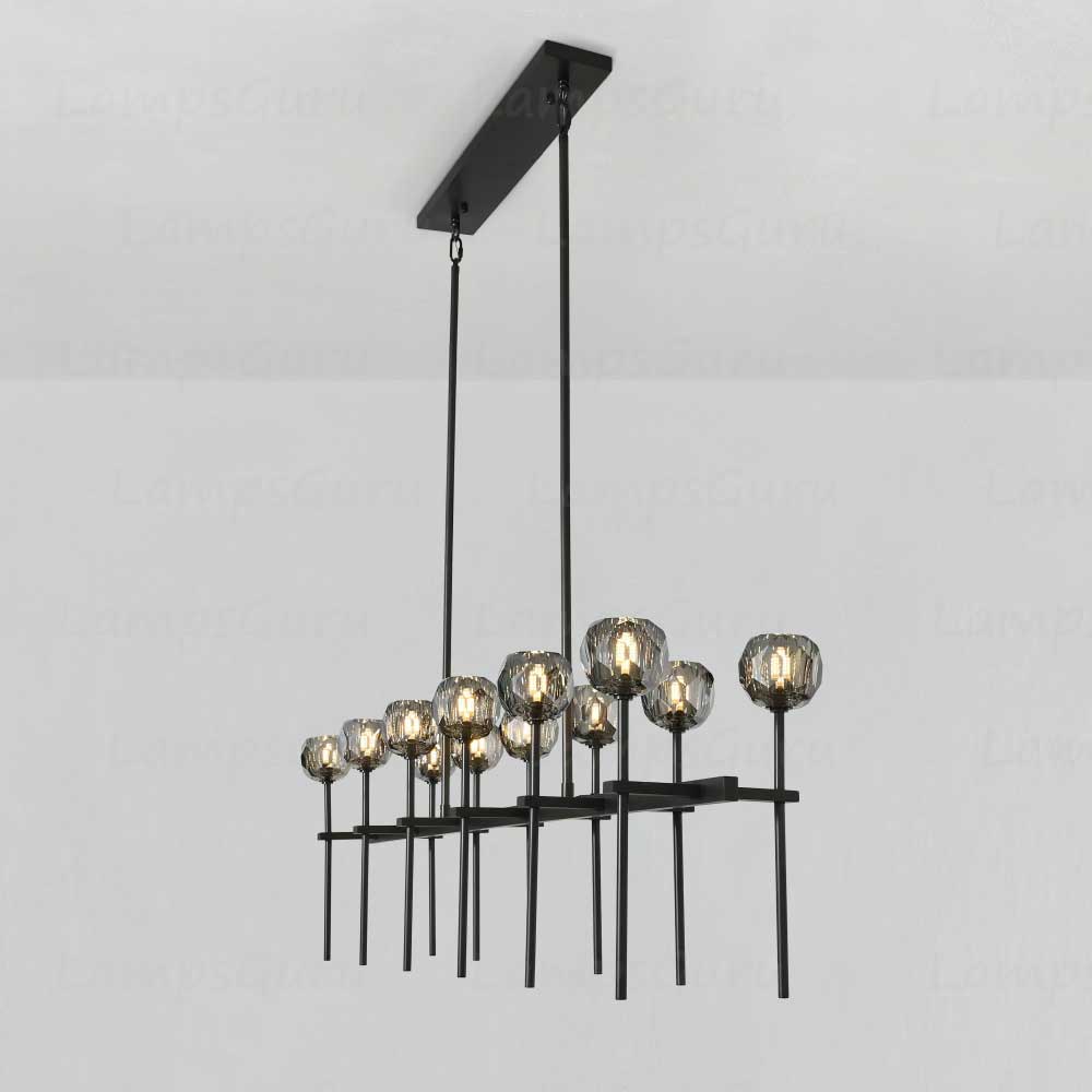LG Boulla Crystal Linear Chandelier
