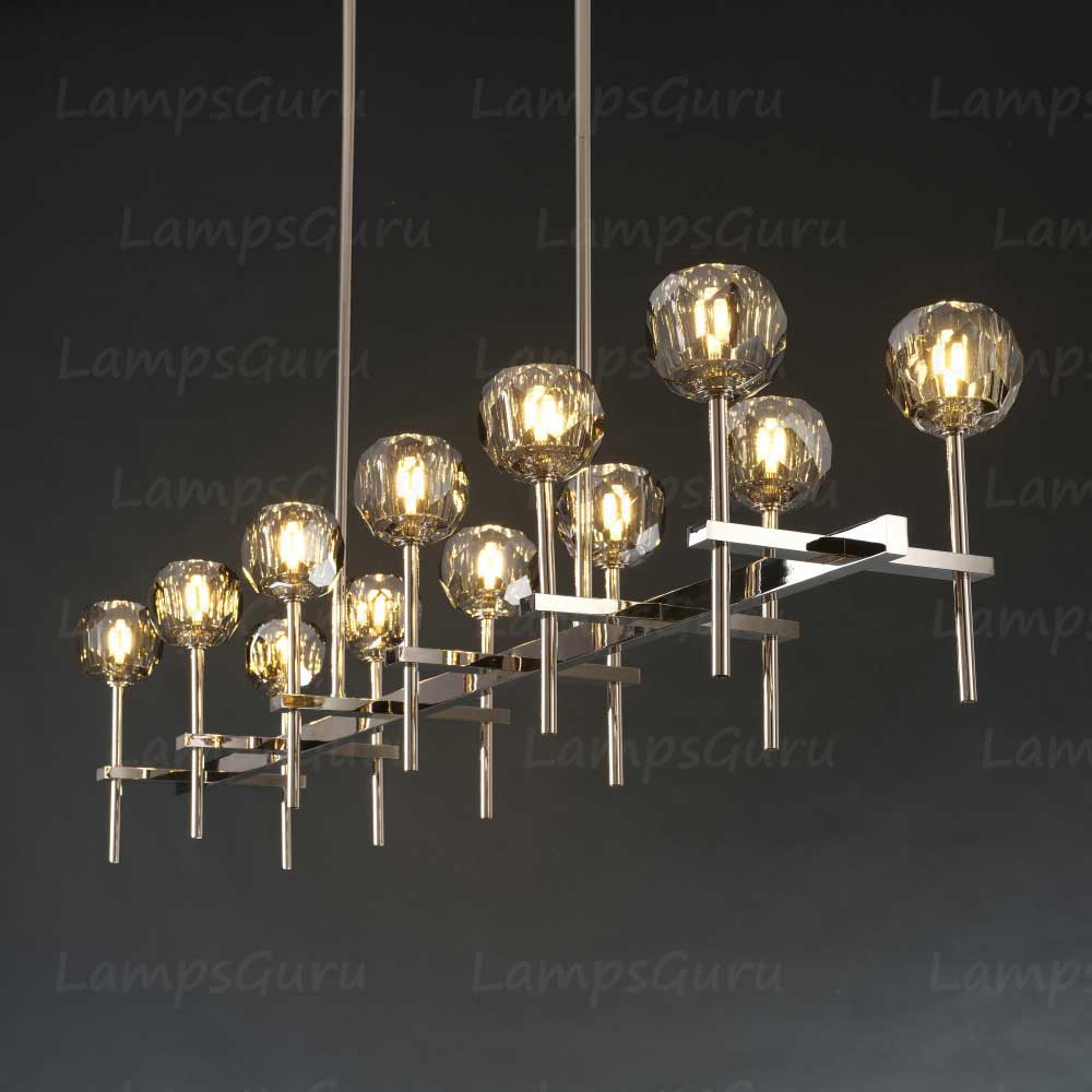 LG Boulla Crystal Linear Chandelier