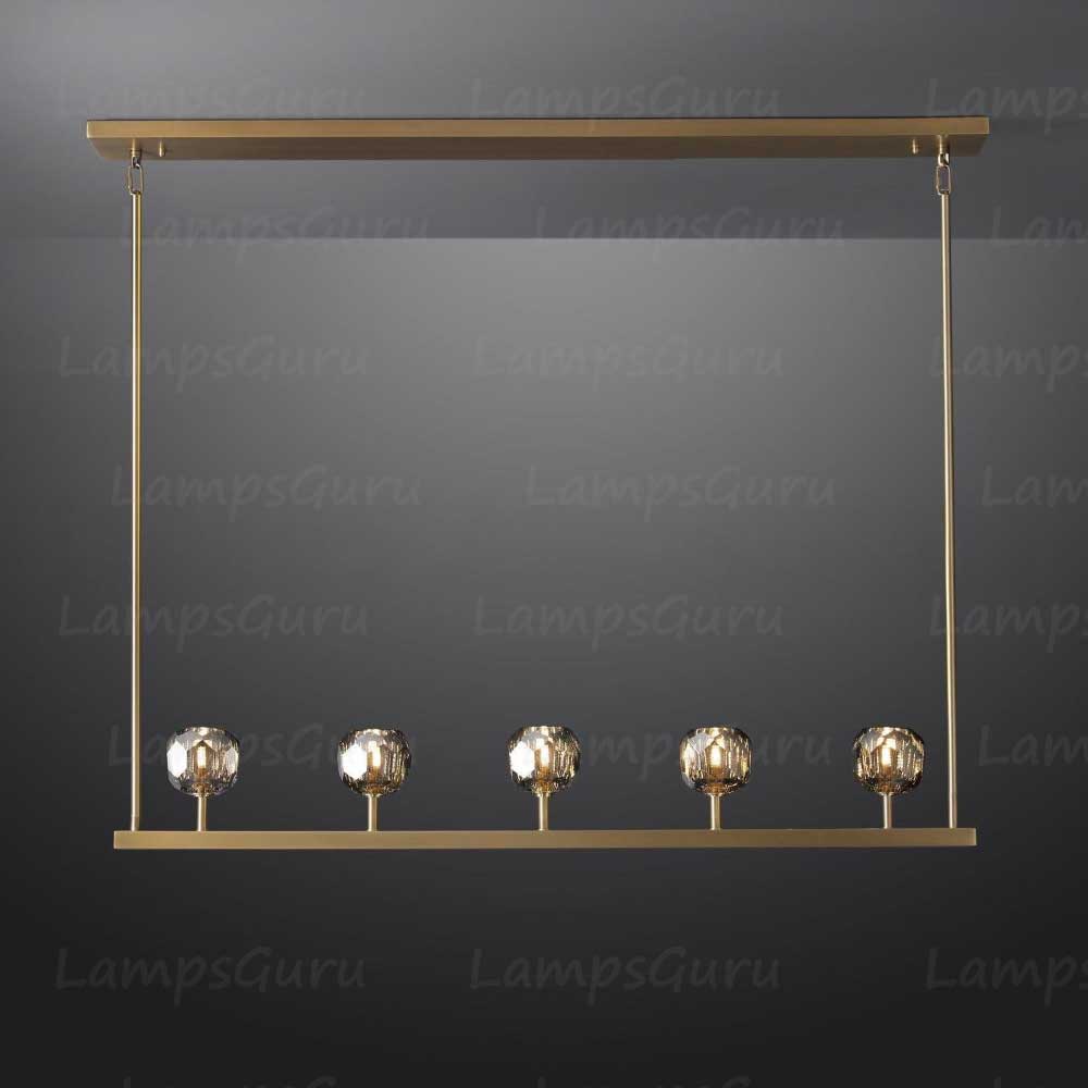 LG Boulla Crystal Linear Chandelier