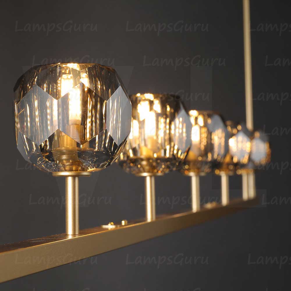 LG Boulla Crystal Linear Chandelier