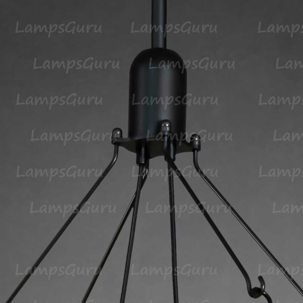 Caminoy Vintage Filament Rectangular Chandelier 52"