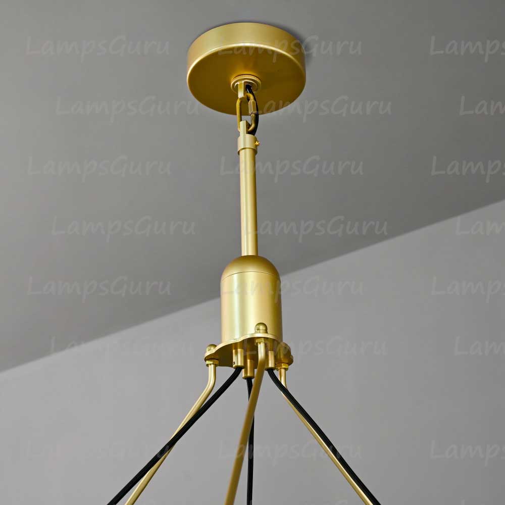 LG Caminoy Vintage Filament Two-Tier Chandelier 50"