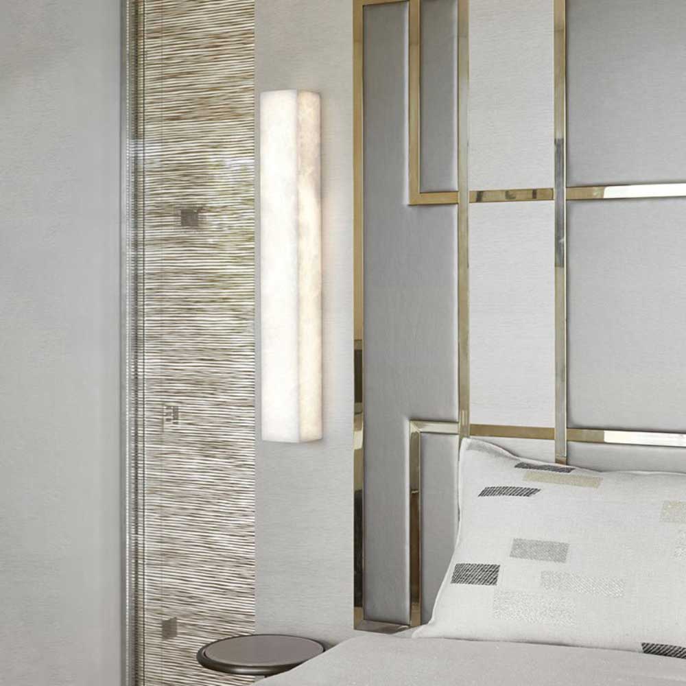 Chloe Indoor Kitchen Island Alabaster Wall Light