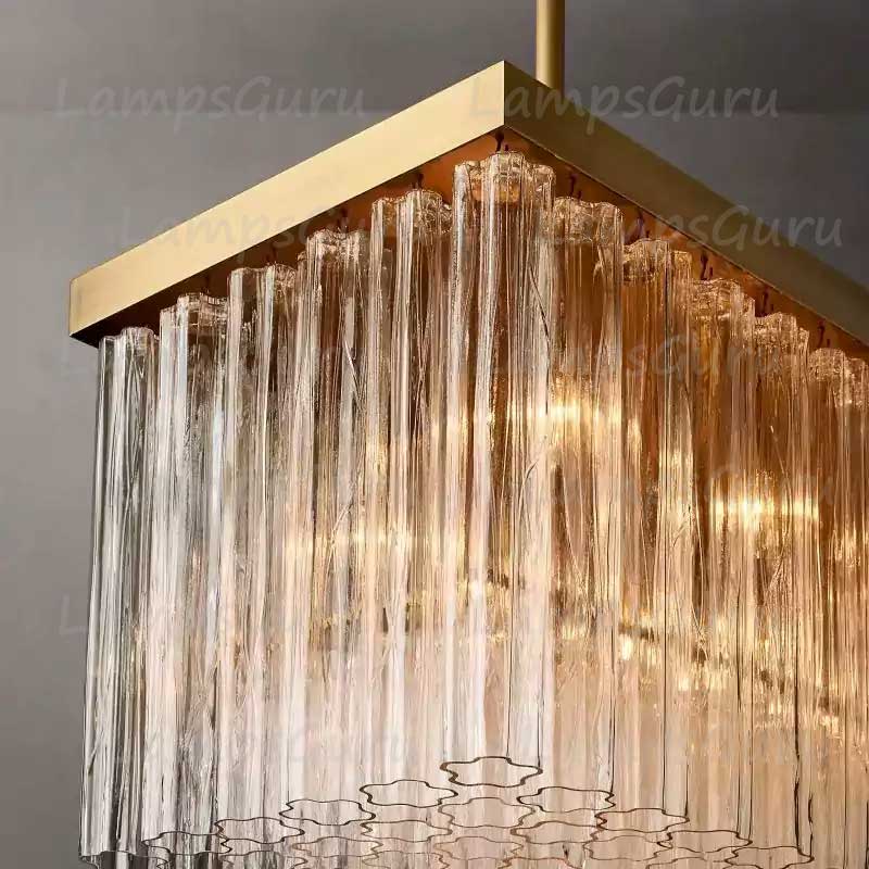 Cieloy Rectangular Chandelier 54"