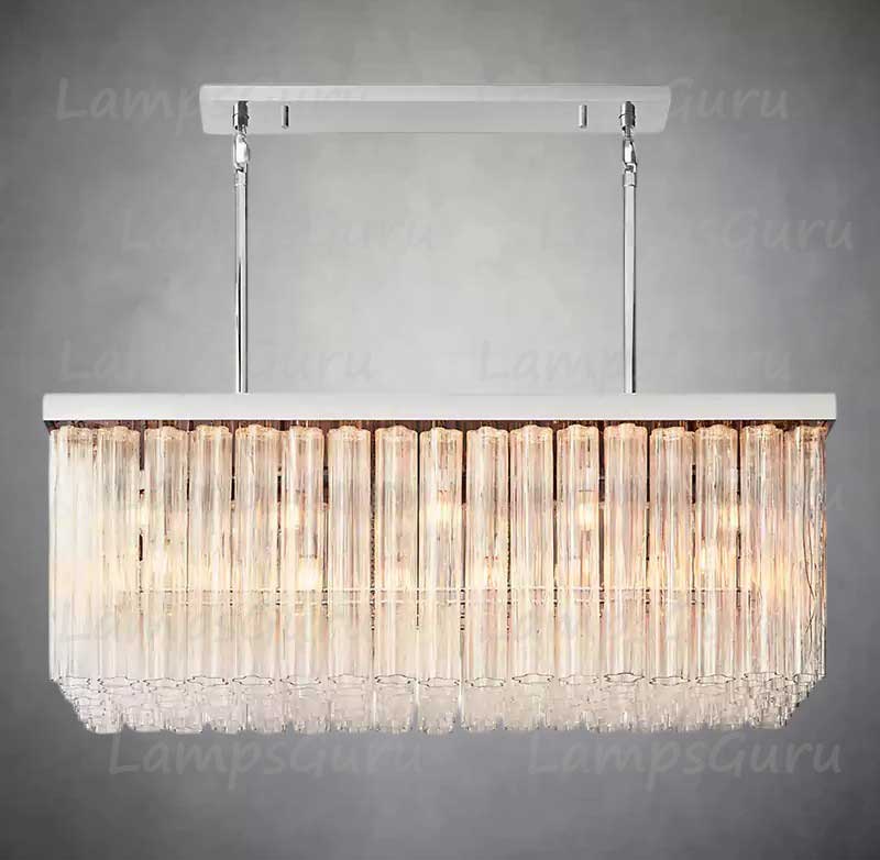 Cieloy Rectangular Chandelier 54"