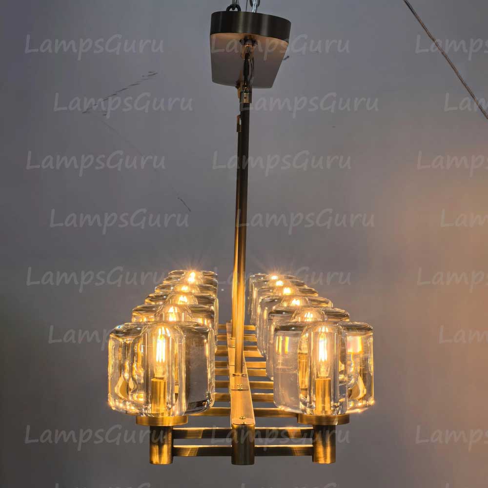 Demareta Double Linear Chandelier 72"