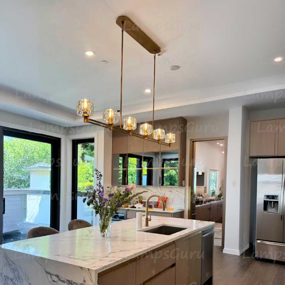 Demareta Linear Chandelier 72"