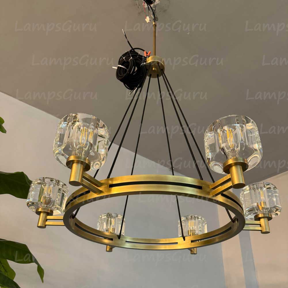LG Demare Round Chandelier 36"