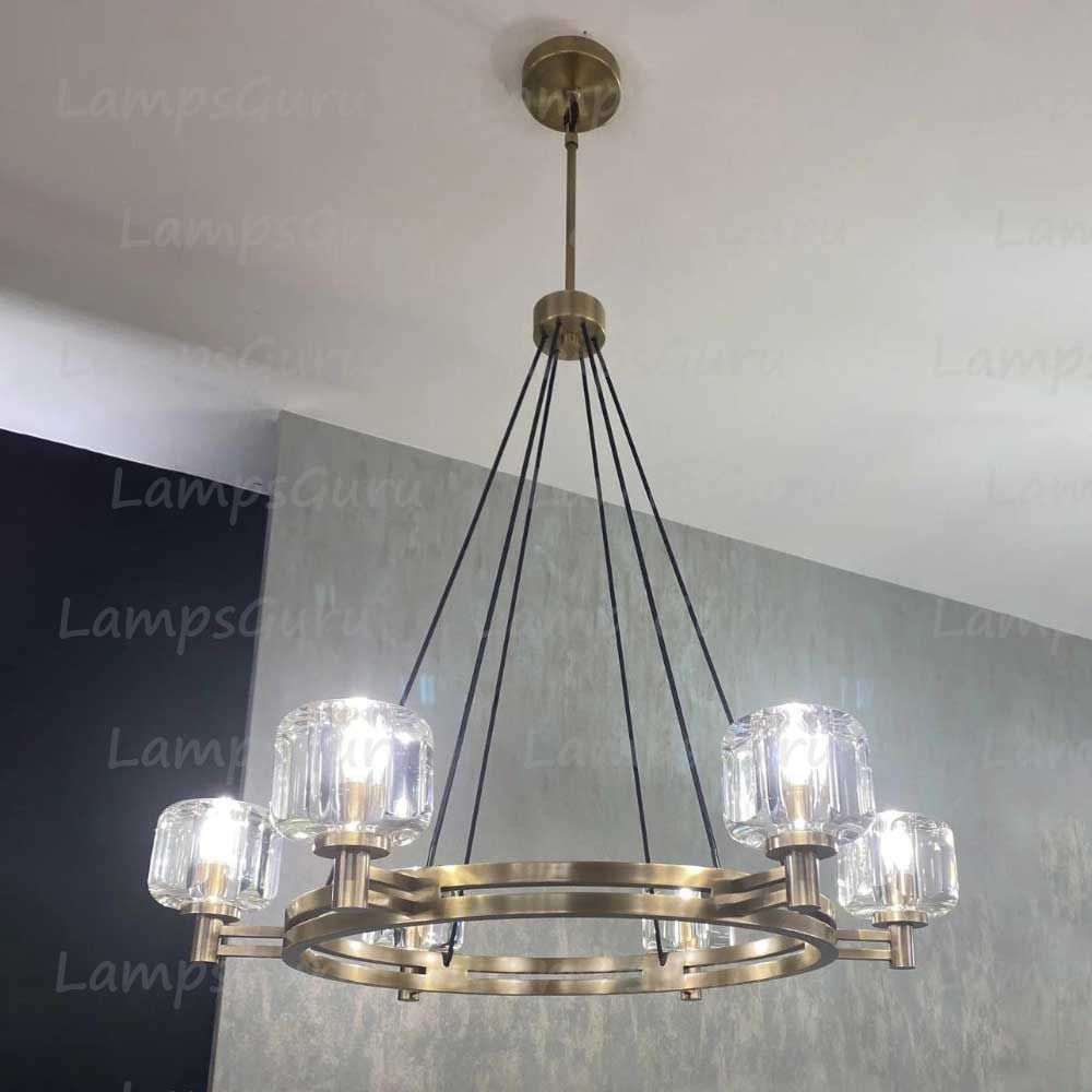 LG Demare Round Chandelier 36"