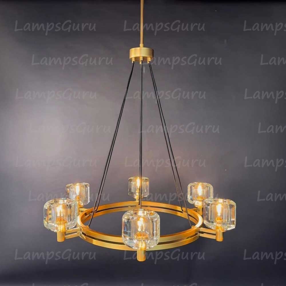 LG Demare Round Chandelier 36"