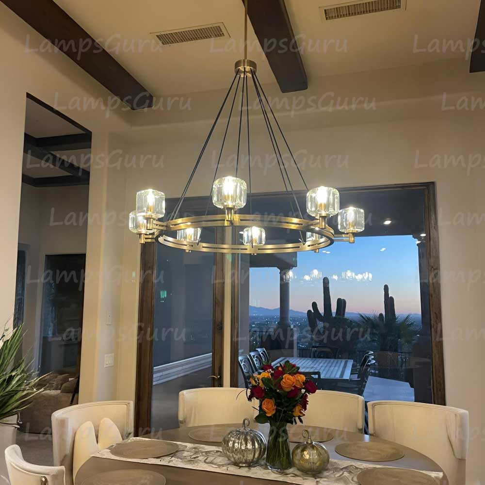 Demareta Round Chandelier 48"