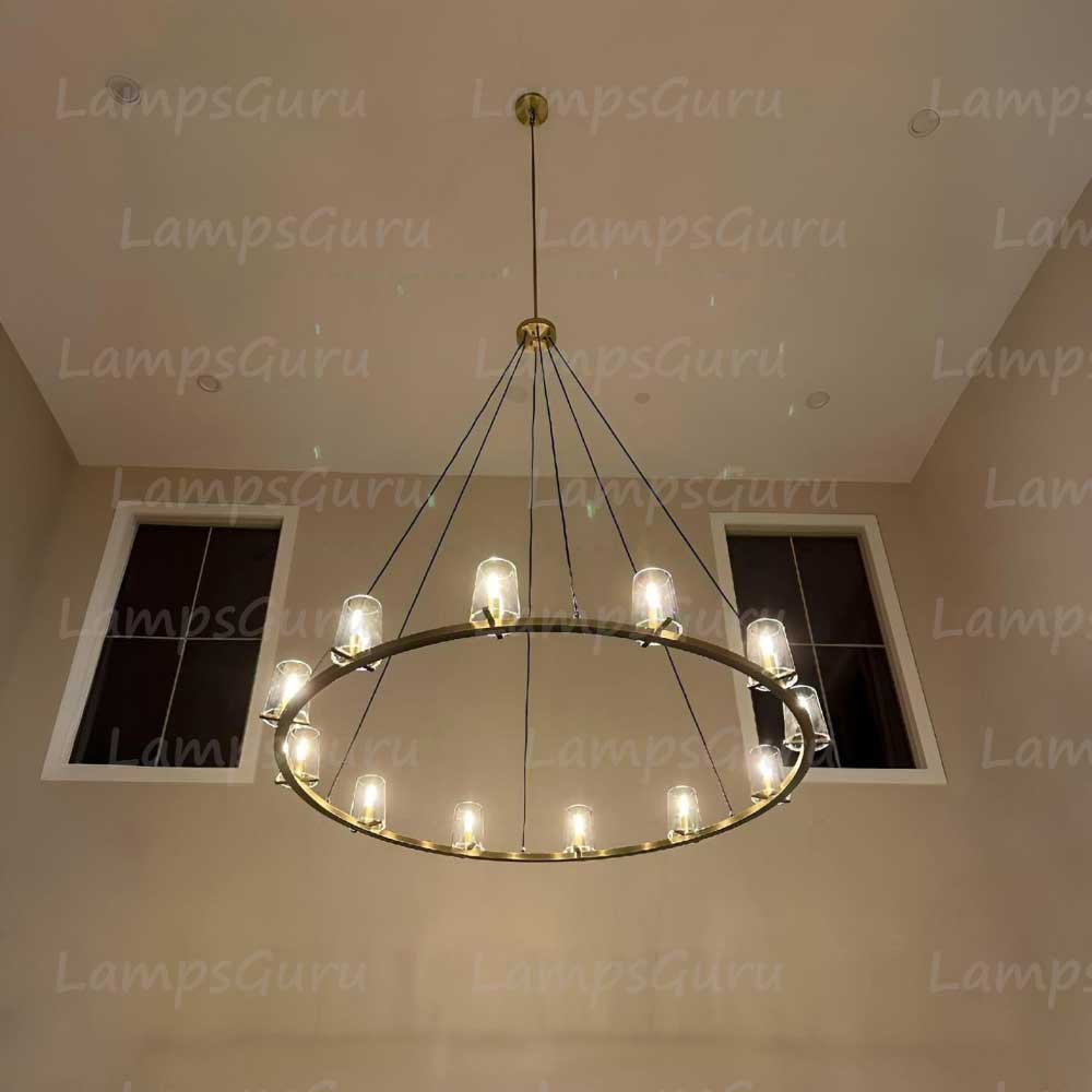 Pauillace Round Chandelier 60"