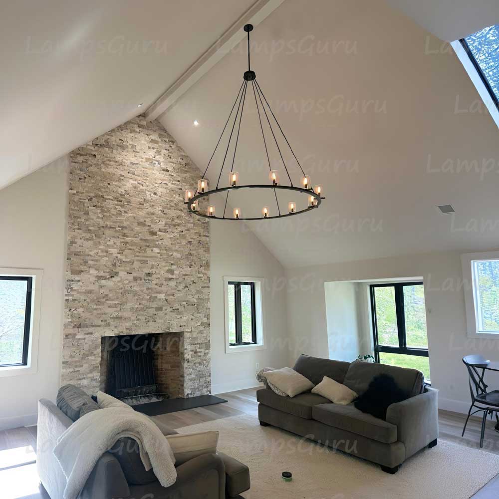 Pauillace Round Chandelier 60"