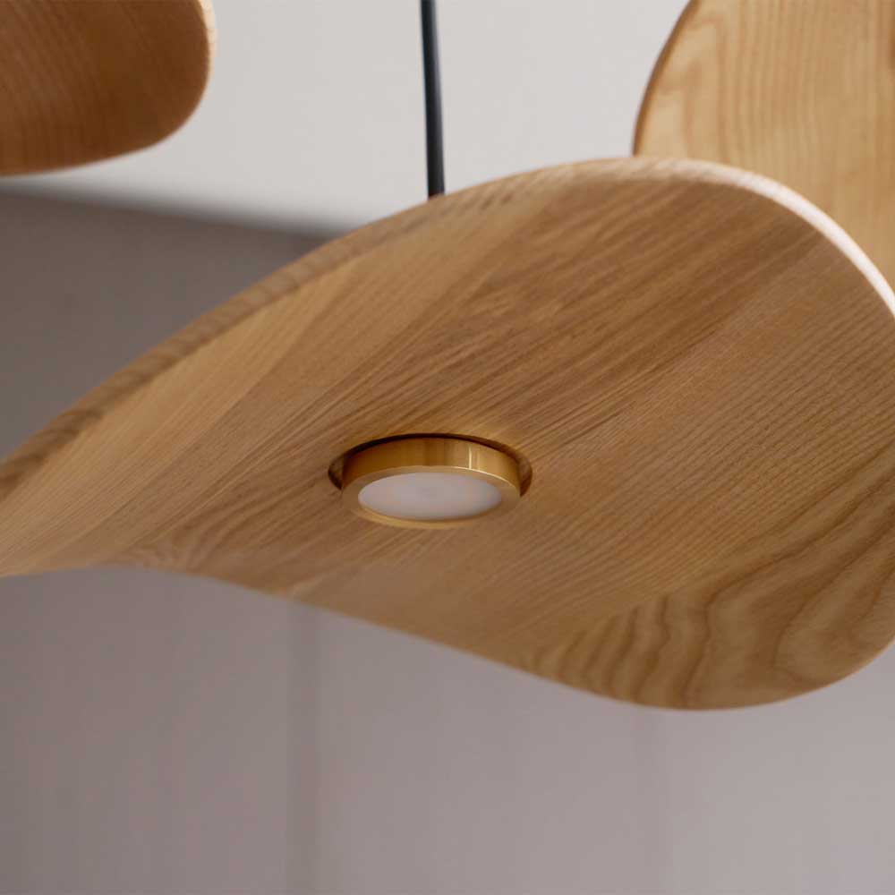 Empty Leaf Chandelier