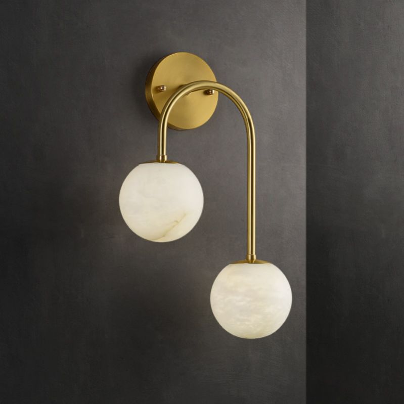 Alabaster Glo Modern Wall Sconce