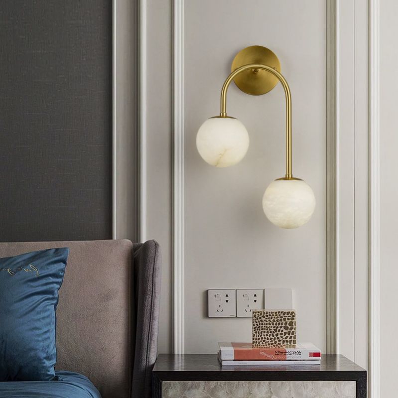 Alabaster Glo Modern Wall Sconce