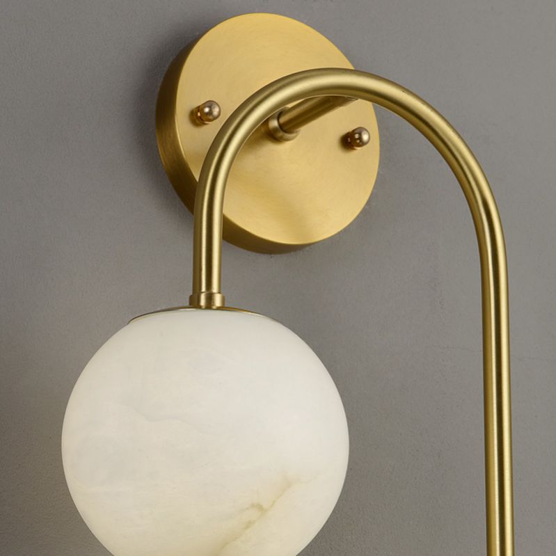Alabaster Glo Modern Wall Sconce