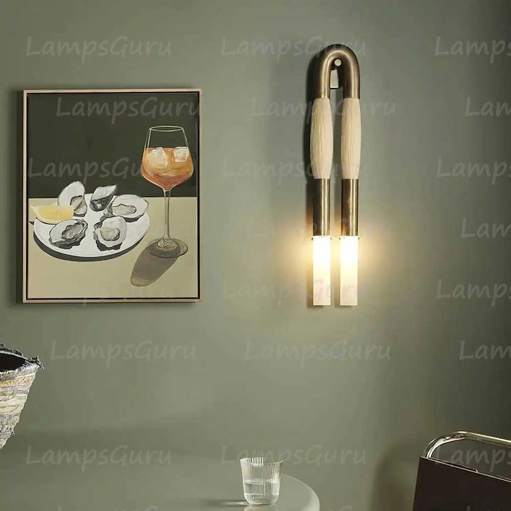 Double Head Antonia Horsehair Sconce