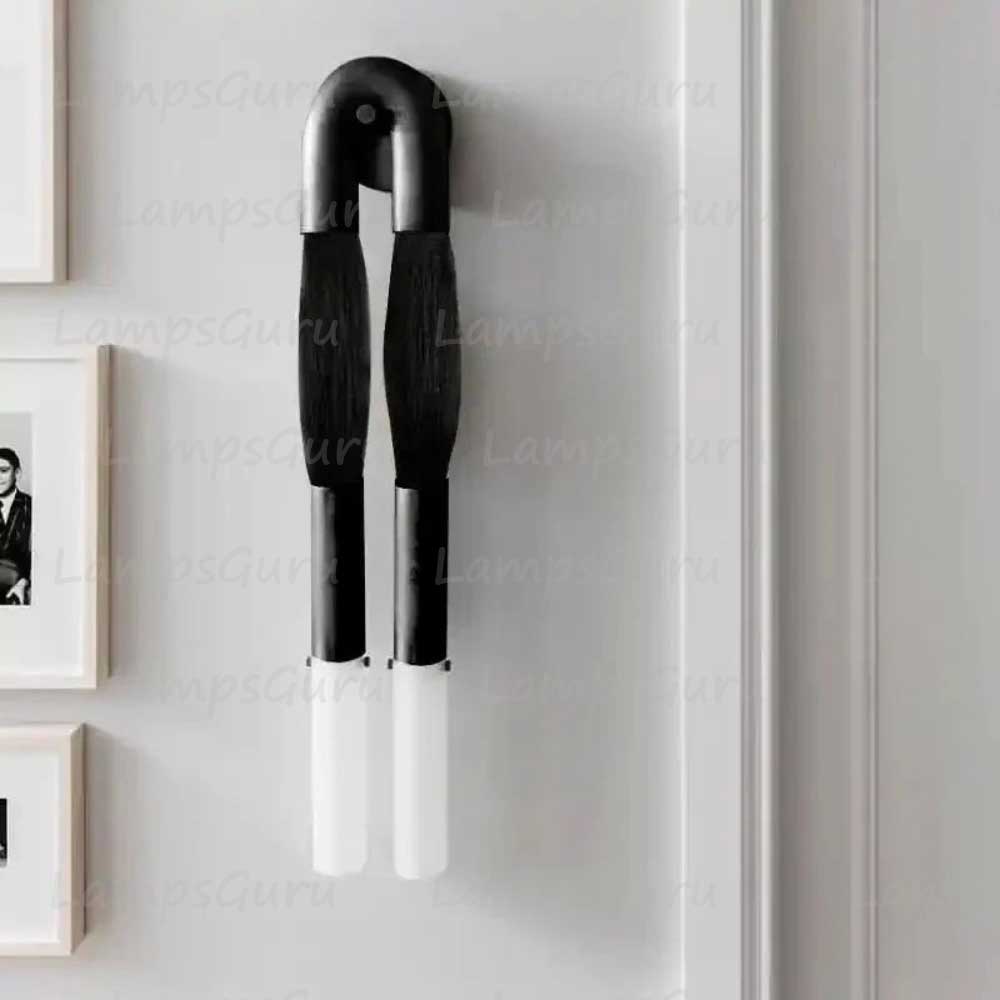 Double Head Antonia Horsehair Sconce