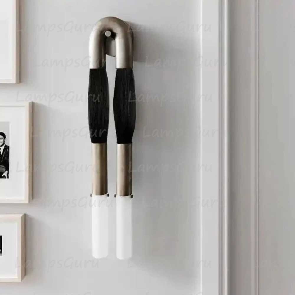 Double Head Antonia Horsehair Sconce