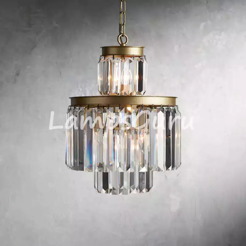 LG Leylanga Tiered Round Crystal Chandelier Lighting
