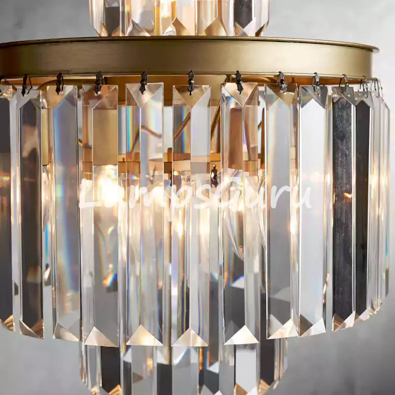 LG Leylanga Tiered Round Crystal Chandelier Lighting