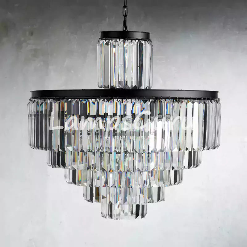 LG Leylanga Tiered Round Crystal Chandelier Lighting