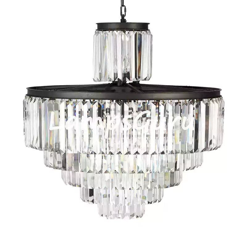 LG Leylanga Tiered Round Crystal Chandelier Lighting