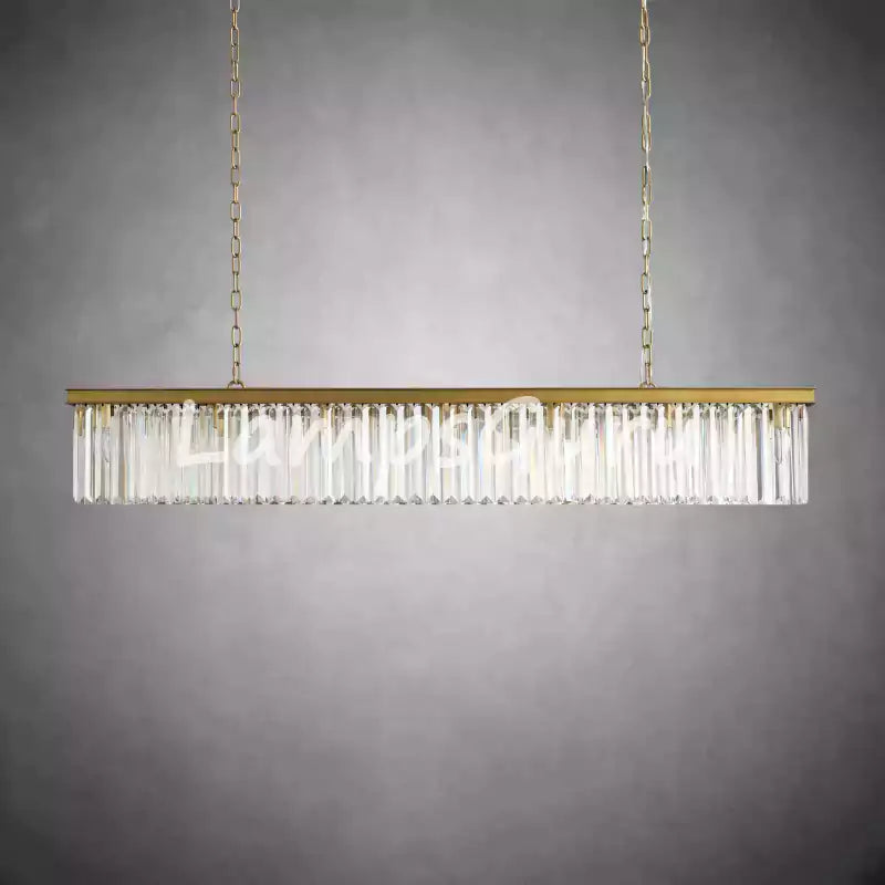 LG Leylanga Rectangular Crystal Chandelier 60''72''