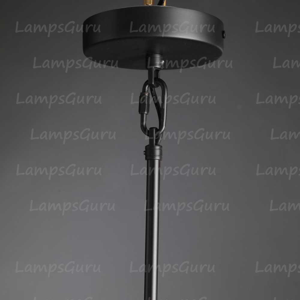 LG Machine Glass Cylinder Pendant