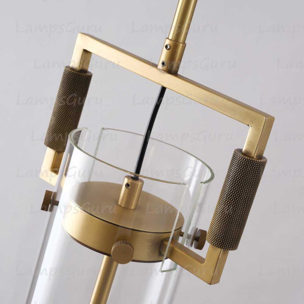 LG Machine Glass Cylinder Pendant