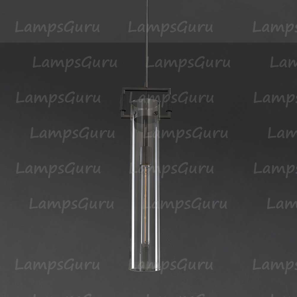 LG Machine Glass Cylinder Pendant