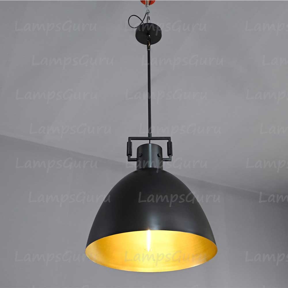 Machinista Metal Cloche Pendant Light