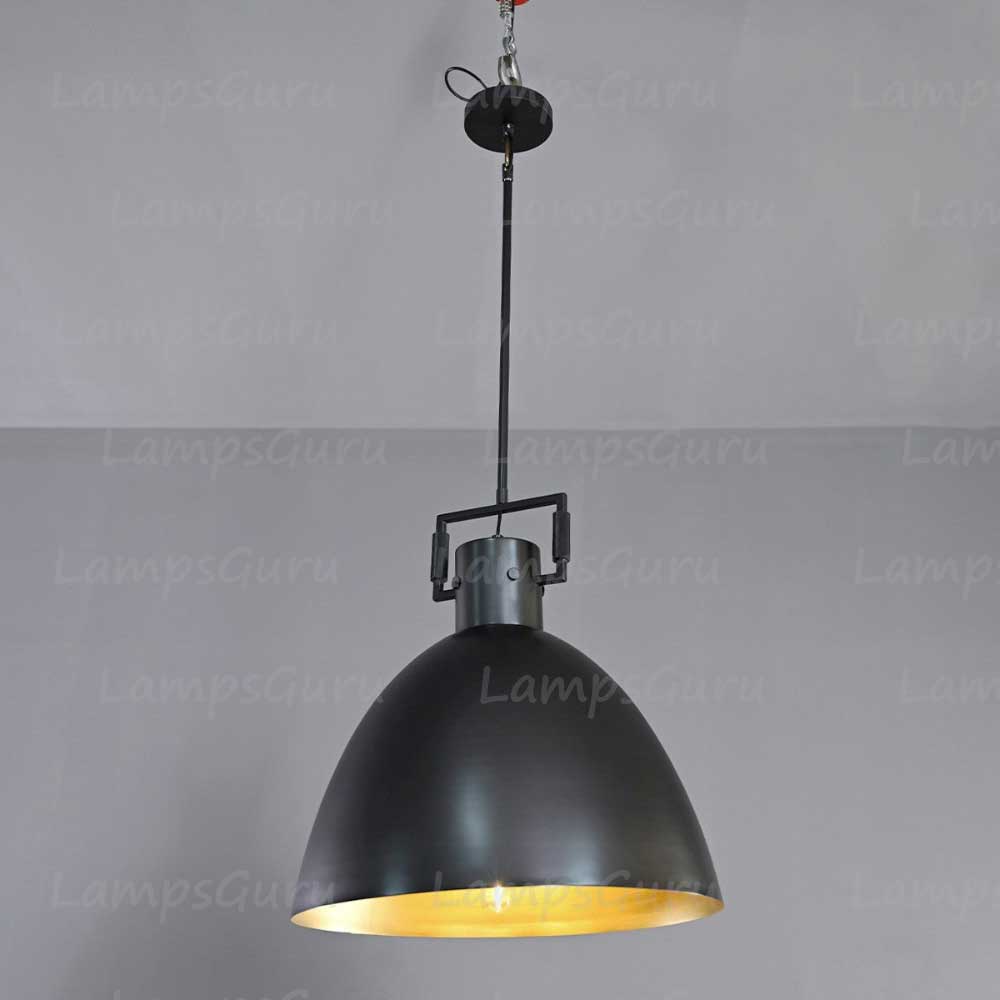 Machinista Metal Cloche Pendant Light