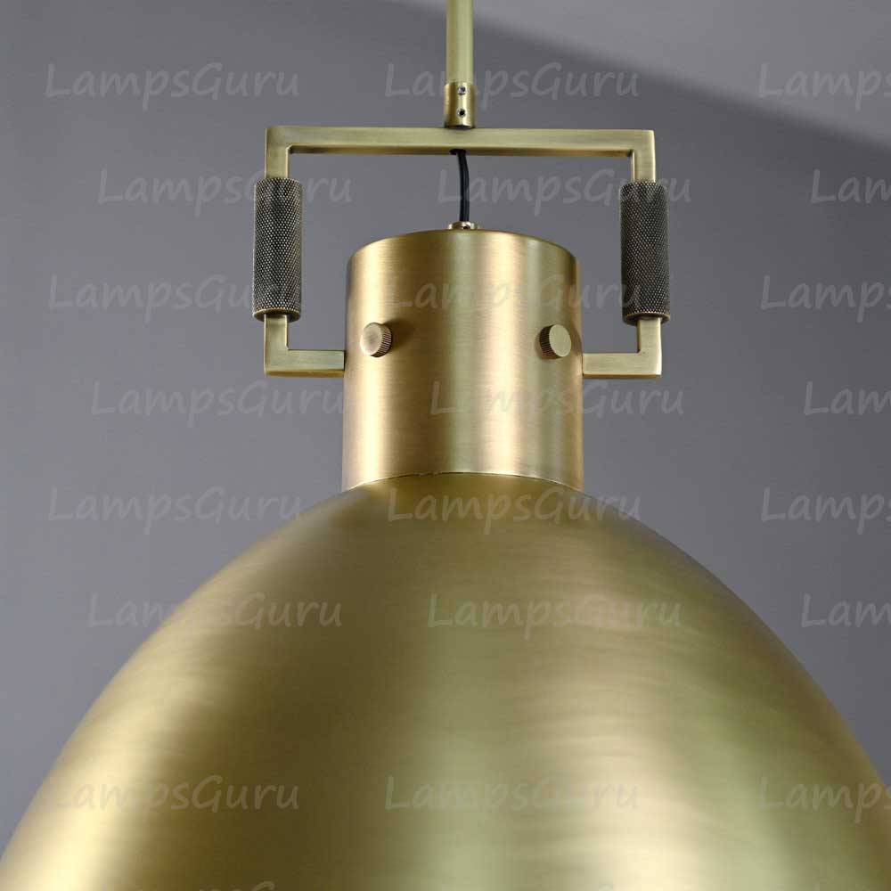 Machinista Metal Cloche Pendant Light
