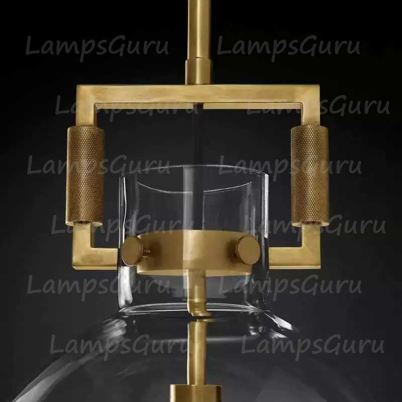 Machinista Glass Cloche Pendant Light