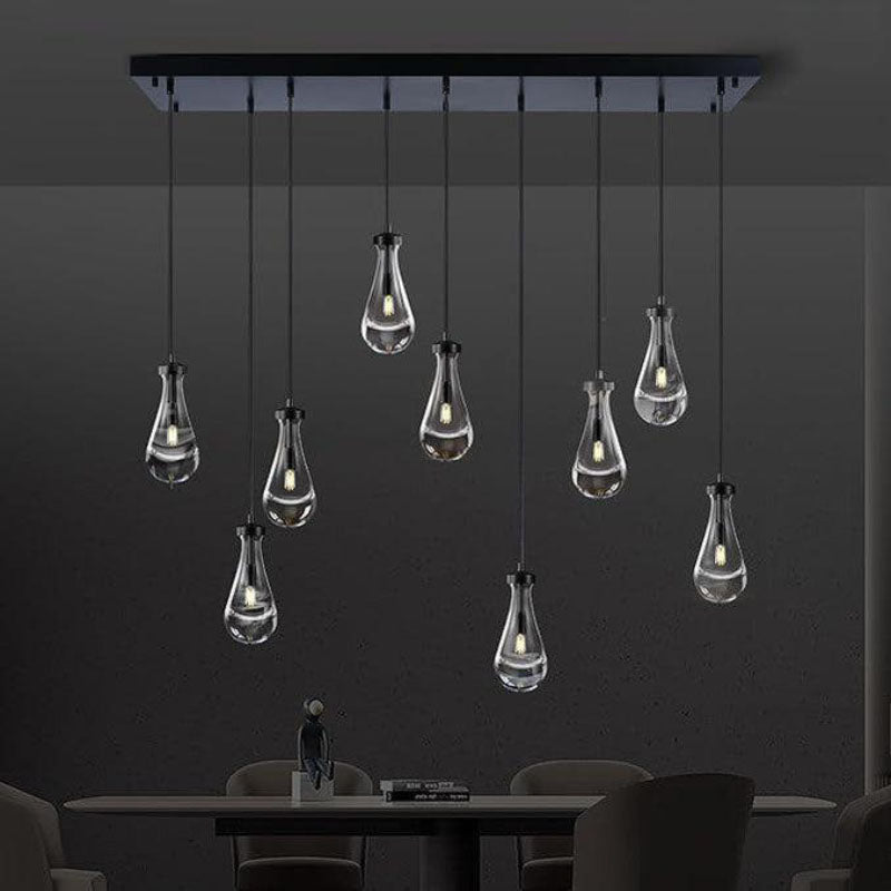 Raindrop Rectangular Chandelier