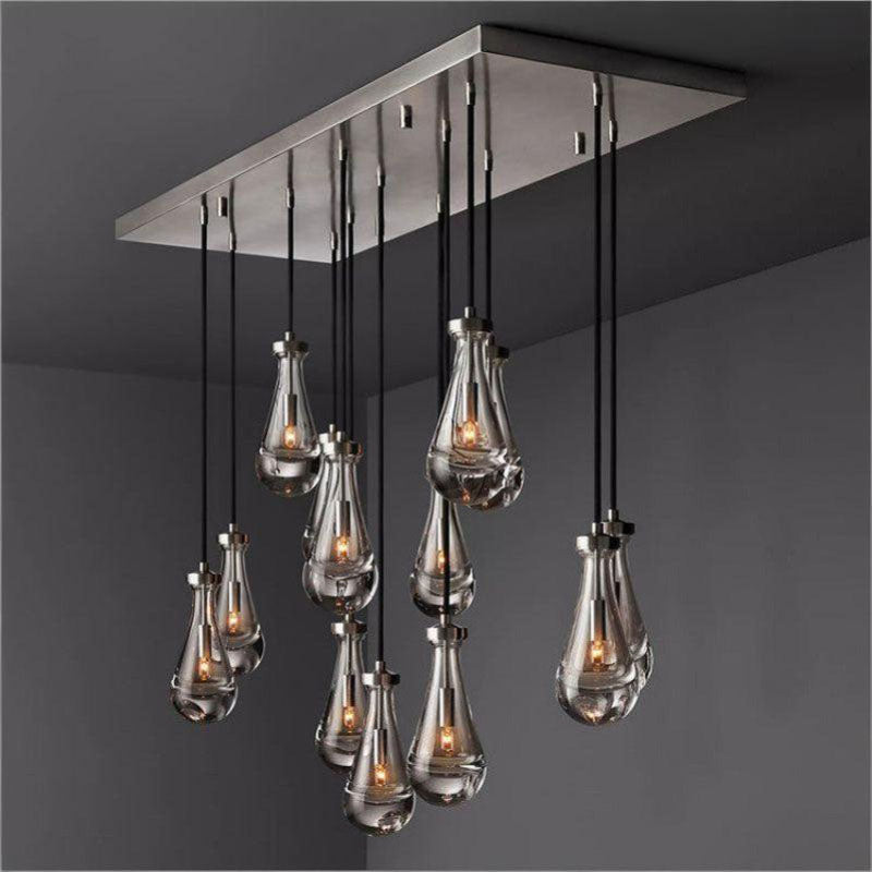 Raindrop Rectangular Chandelier