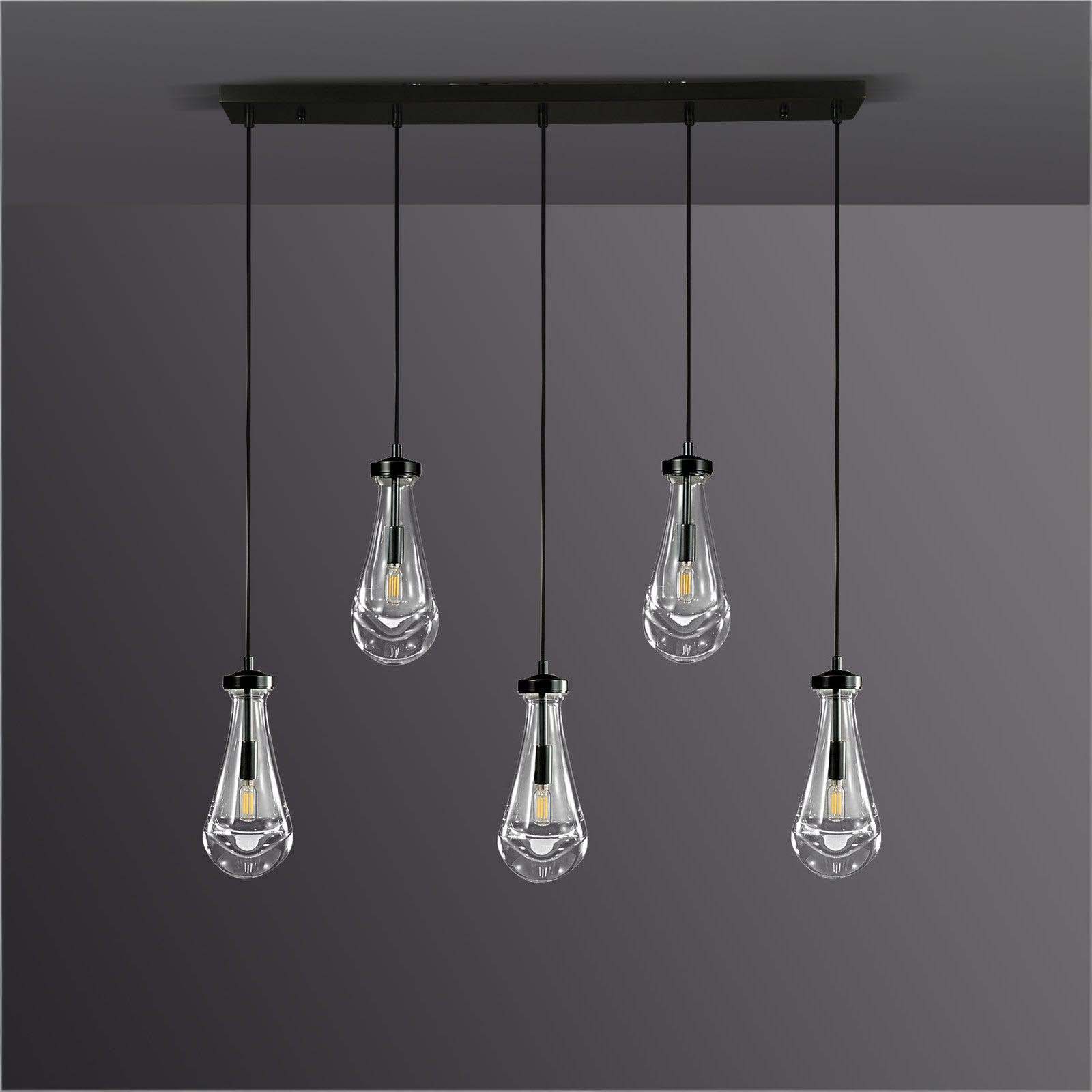 Raindrop Rectangular Chandelier