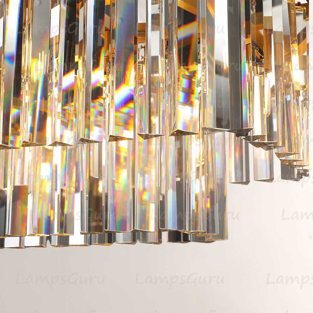 LG Odon Rectangular Chandelier 49"