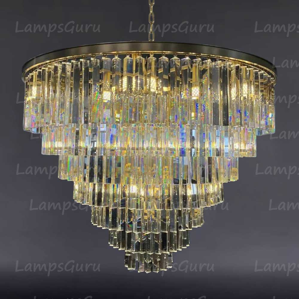 LG Odon Round Chandelier 44"