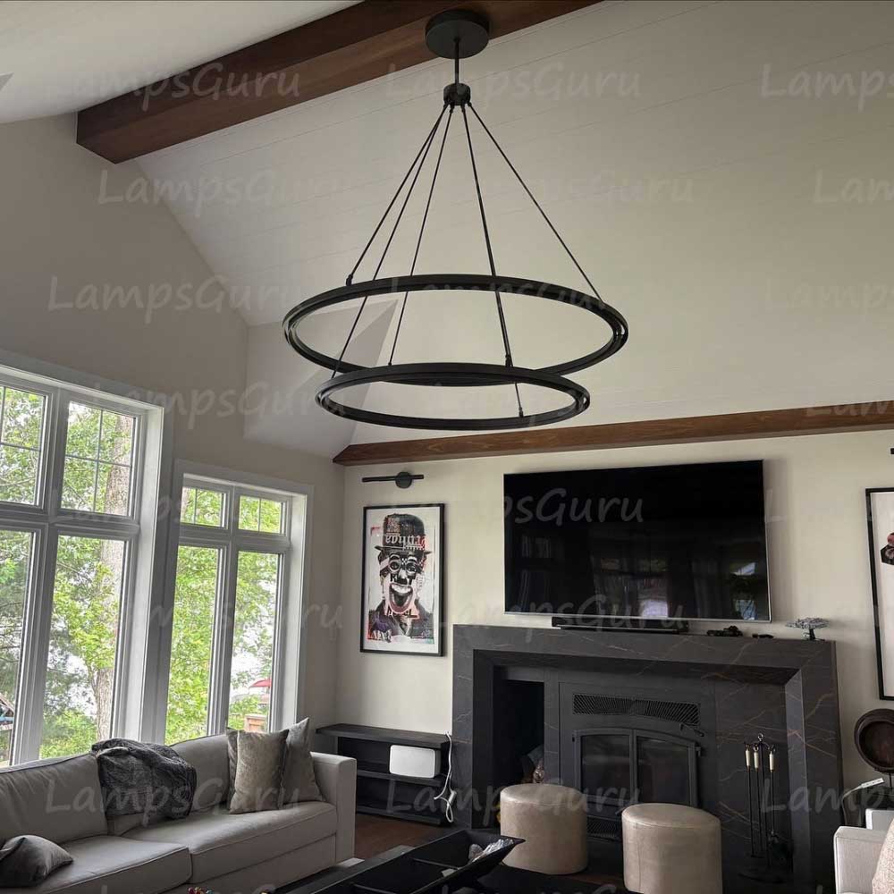 Peraltas Two-Tier Round Chandelier 60"
