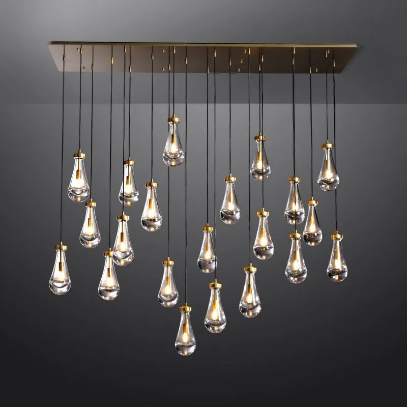 Raindrop Rectangular Chandelier