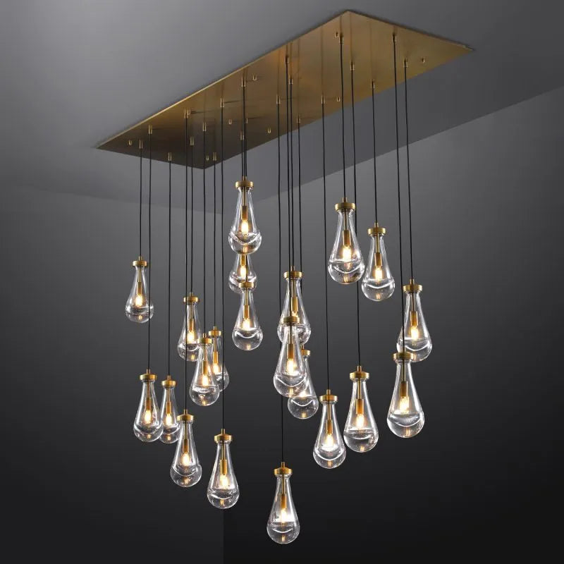 Raindrop Rectangular Chandelier