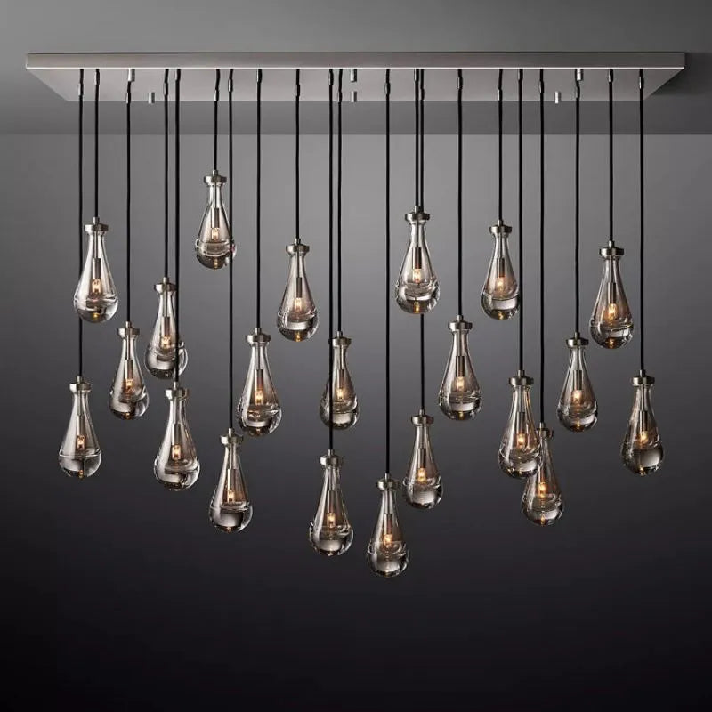 Raindrop Rectangular Chandelier