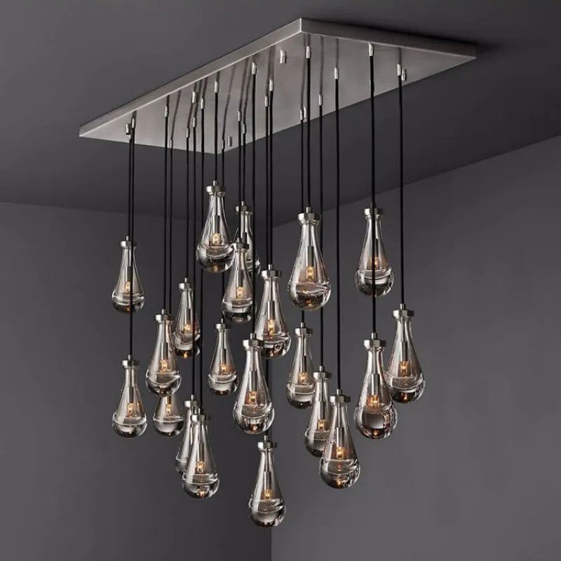 Raindrop Rectangular Chandelier