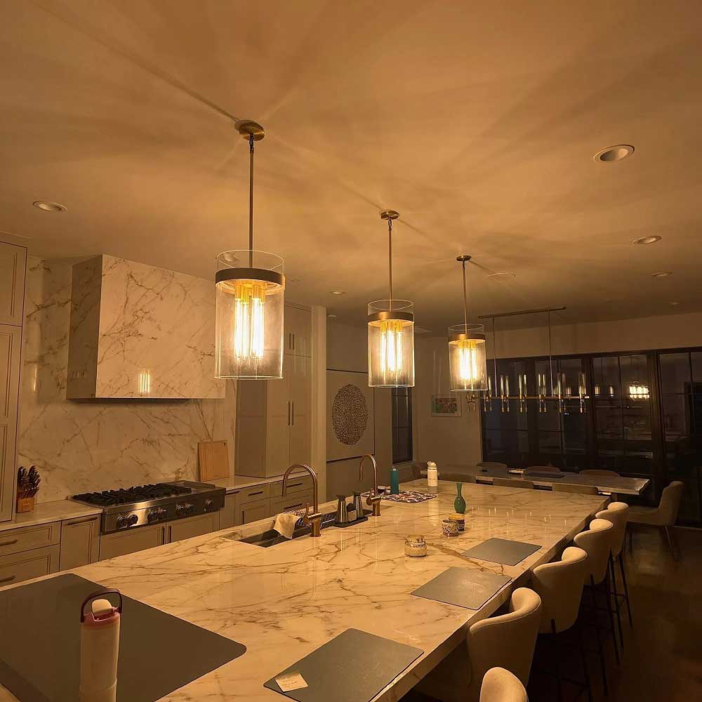 LG Ravale Clear Glass Pendant