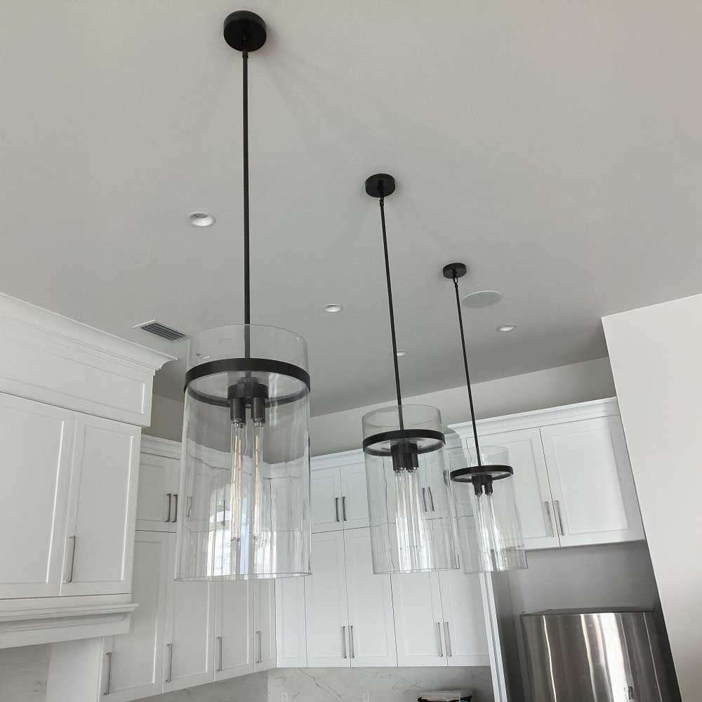 LG Ravale Clear Glass Pendant