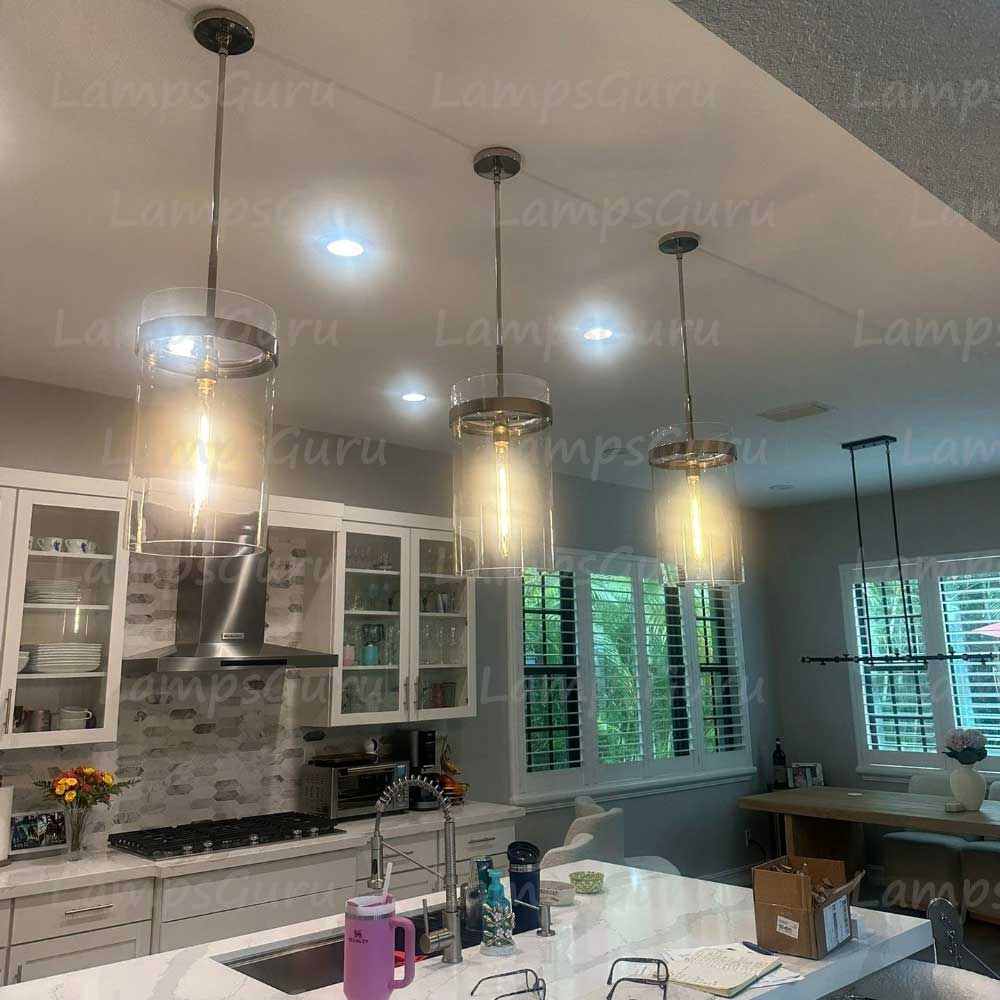 LG Ravale Clear Glass Pendant